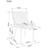 Molarem Home Stolica Colin B-crna | shoptok.hr