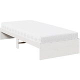  Dnevni krevet s madracem bijeli 90 x 190 cm masivna borovina | shoptok.hr