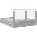  Okvir za krevet Siva Sonoma 160 x 200 cm Inženjersko Drvo - Sivi hrast sonoma 160 x 200 cm | shoptok.hr