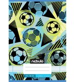 NEBULO spajalica bilježnica za 2. razred, A5, 16-32, s uzorkom lopte. | shoptok.hr