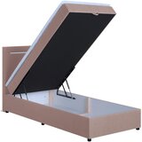 MID.YOU POSTELJA Z VZMETNICO 100 cm x 200 cm , tekstil, leseni material roza | Shoptok.si