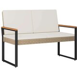  Set vanjskog namještaja 4 pcs Bež i krem bijela poliratan | shoptok.hr