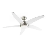 bolero, 2 u 1 stropni ventilator, 134 cm, svjetlo, 55 W, daljinski upravljač, bijeli