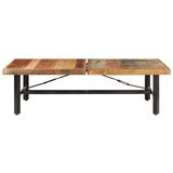 Maison Chic Klubska mizica - kavna mizica - Nizka mizica 142x90x42 cm trden predelan les, (21753752) Cene