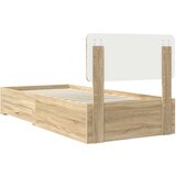  Okvir za krevet s uzglavljem Sonoma hrast 90 x 200 cm | shoptok.hr