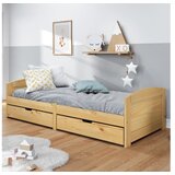vidaXL Dnevni ležaj s 2 ladice IRUN 90x200 cm masivna borovina | shoptok.hr