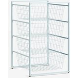  Insert za ormar, 42x45, 4 korpe, Sivi Cijene