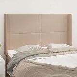  Uzglavlje s ušima boja cappuccina 147x16x118/128cm umjetna koža Cijene