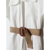 Mango Kombinezon 'Sahara' rjava / bela | Shoptok.si