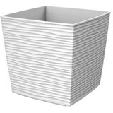 Gardino saksija finesa kvadrat 30x30x29h bela ( 34482 ) Cene