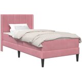  Okvir kreveta s madracem Ružičasta 90 x 190 cm Baršun | shoptok.hr