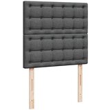 vidaXL otomanski okvir kreveta s madraca tamnosivi 100x200cm tkanine | shoptok.hr
