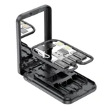 Multifunkcionalni box wireless punjač budi magsafe 15W 14 u 1 crni