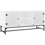 vidaXL TV ormarić sa staklenim vratima bijeli 102 x 37 x 50 cm | shoptok.hr