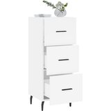  Komoda bijela 34,5 x 34 x 90 cm od konstruiranog drva | shoptok.hr