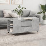 vidaXL Stolić za kavu boja betona 102x44 5x50 cm od konstruiranog drva | shoptok.hr