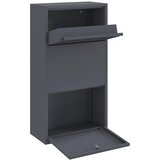  Sandučić za pakete s pohranom Antracit 44 x 22 x 82 cm Čelik | shoptok.hr