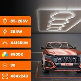  LED plafonsko svetlo LED/384W/85-265V 6500K 484x243 cm CRI 90 IP54 bela | Eponuda.com