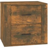 Maison Chic Nočna omarica - Nočna miza dimljeni hrast 50x39x47 cm, (21687064) Cene