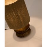 Kave Home Stolna lampa od masivnog bagrema u tamnoj prirodnoj boji (visina 43 cm) Kor – | shoptok.hr