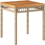  3-dijelni bistro set od poliratana i masivnog drva bagrema bež | shoptok.hr