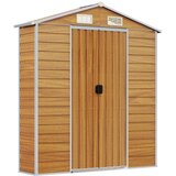  Vrtno spremište svjetlosmeđe 191 x 810 x 198 cm pocinčani čelik | shoptok.hr