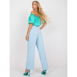 RUE PARIS Pants-TO-SP-18155.21P-light blue | Shoptok.si