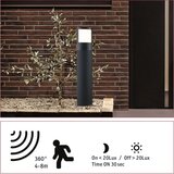 PAULMANN 94514 - LED/8,5W IP44 Spolja&amp;scaron;nja lampa sa senzorom PADEA 230V antracit Slike