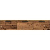 vidaXL Stenska omara Old Wood 102x30x20 cm Inženirski les | Shoptok.si