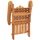 vidaXL vrtni stol adirondack z oporo za noge trden akacijev les | Shoptok.si