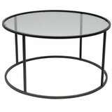 Hanah home Sto za dnevnu sobu Startis 80 Black Fume