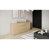 P & B Široka Komoda Berlin, Barva Hrasta | Shoptok.si