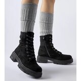 Gemre Black lightly insulated eco-suede ankle boots Cunha | Shoptok.si