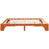  Krevetna konstrukcija Vosak smeđa 200 x 200 cm | shoptok.hr