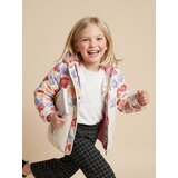Sinsay Prošivena jakna s cvjetnim uzorkom i teddy umetcima | shoptok.hr