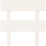  Uzglavlje za krevet bijelo 93,5 x 3 x 81 cm od masivne borovine | Eponuda.com