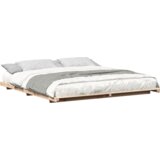  Krevet s daskama Smeđa 200 x 210 cm Masivna borovina | shoptok.hr