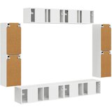  ormar 8 pcs Bijelo | shoptok.hr