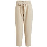 Vila Hlače Pants Laidas 7/8 - Cement Bež | Shoptok.si