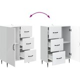  Kreveta s ladicama Bijela 66 x 34,5 x 89,5 cm Konstruirano drvo | shoptok.hr