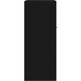  Komoda crna 60 x 30 x 75 cm od konstruiranog drva | shoptok.hr
