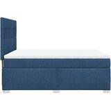  Krevet s oprugama i madracem plavi 140 x 190 cm od tkanine | shoptok.hr