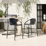 Umbra Črn plastičen barski stol 90 cm Ringo – | Shoptok.si