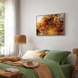  Slika - Kiss Explosion (1 Part) Wide 120x80 U prirodnom drvenom okviru | shoptok.hr
