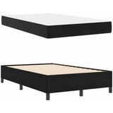  Krevetna konstrukcija Crna 120 x 190 cm tkanina | shoptok.hr