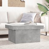 The Living Store Klubska mizica betonsko siva 80x55x40 cm inženirski les - Klubska Mizica, (21574777) Cene
