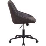 MID.YOU VRTLJIVI STOL kovina, tekstil antracit | Shoptok.si