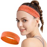 HURTEL Oranžen športni naglavni trak za tek in fitnes, (21899855) | Shoptok.si