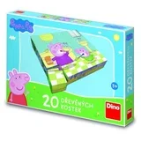 Dino peppa pig drvene kockice 20 komada ( 11182 )