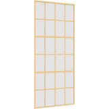  Klizna vrata zlatna 90 x 205 cm matirano staklo ESG i aluminij | shoptok.hr